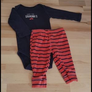 🌼6M Matching Long sleeve & pants Carter's Set